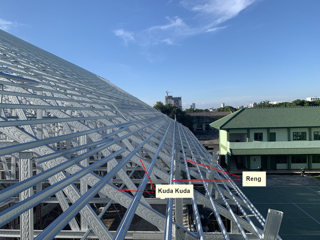 Rangka Atap Baja Ringan